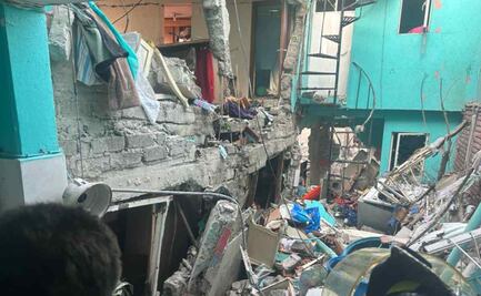 Explota tanque de gas en vivienda de Álvaro Obregón