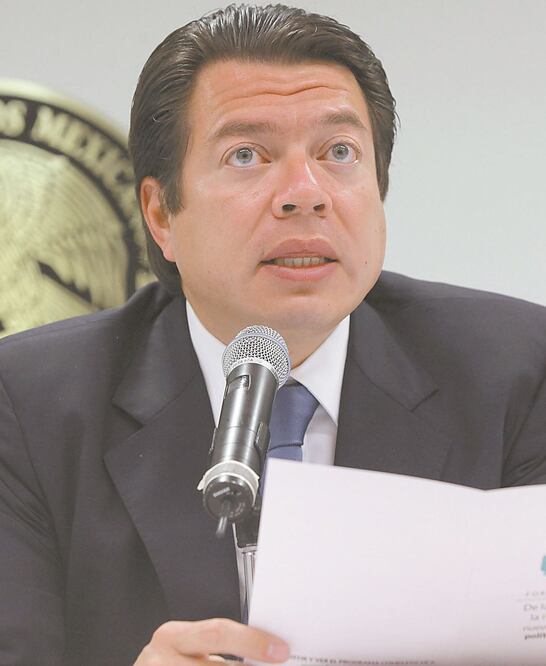 Responsabilidad. Frente a los conflictos internos en Morena, Mario Delgado llamó a actuar con responsabilidad y cumplir con los principios del partido. ARCHIVO EL UNIVERSAL