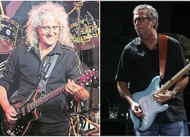 Brian May respeta a Eric Clapton, pero no está de acuerdo con su postura antivacuna Covid