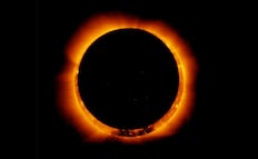 Eclipse Solar Anular de febrero: los curiosos fenómenos ópticos durante el evento astronómico