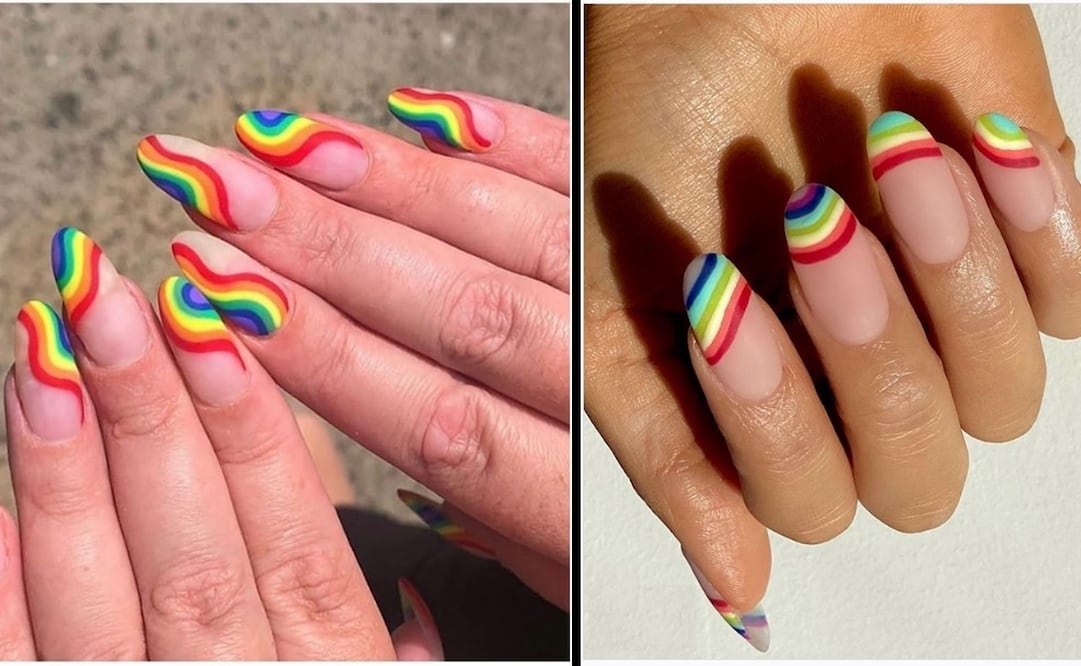 Solo necesitas un poco de pulso y esmaltes de colores rojo, azul, verde, amarillo y naranja. Foto: Instagram @hope.o.nails y @missbettyrose