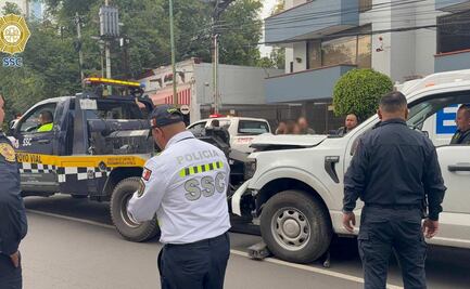 Detienen a presunto responsable de accidente vehicular en Coyoacán; hay dos lesionados, uno de ellos, de gravedad