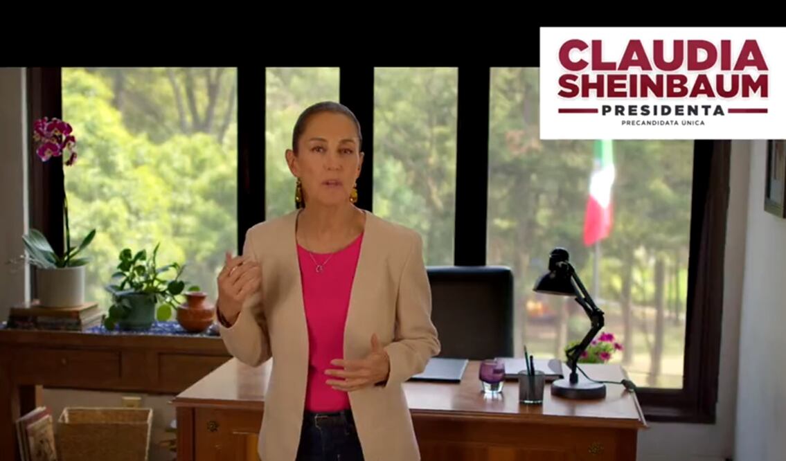 Claudia Sheinbaum, precandidata única a la presidencia de la república de la coalición Sigamos Haciendo Historia. Foto: especial