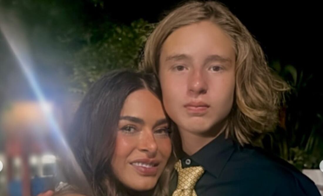 Galilea Montijo y su hijo Mateo celebran el Día de las madres.