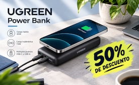 Amazon remata al 50% esta batería portátil magnética de UGREEN; la Powerbank que carga celulares, audífonos y tabletas