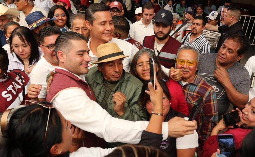 Omar García Harfuch candidato al Senado por la coalición "Sigamos Haciendo Historia". Foto: Especial
