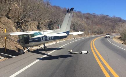 Se desploma avioneta en la carretera Cuernavaca-Chilpancingo; no hay heridos