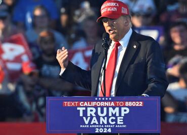 "Ve con tu mami a que te dé una tunda"; Donald Trump usa lenguaje violento contra manifestante en Coachella