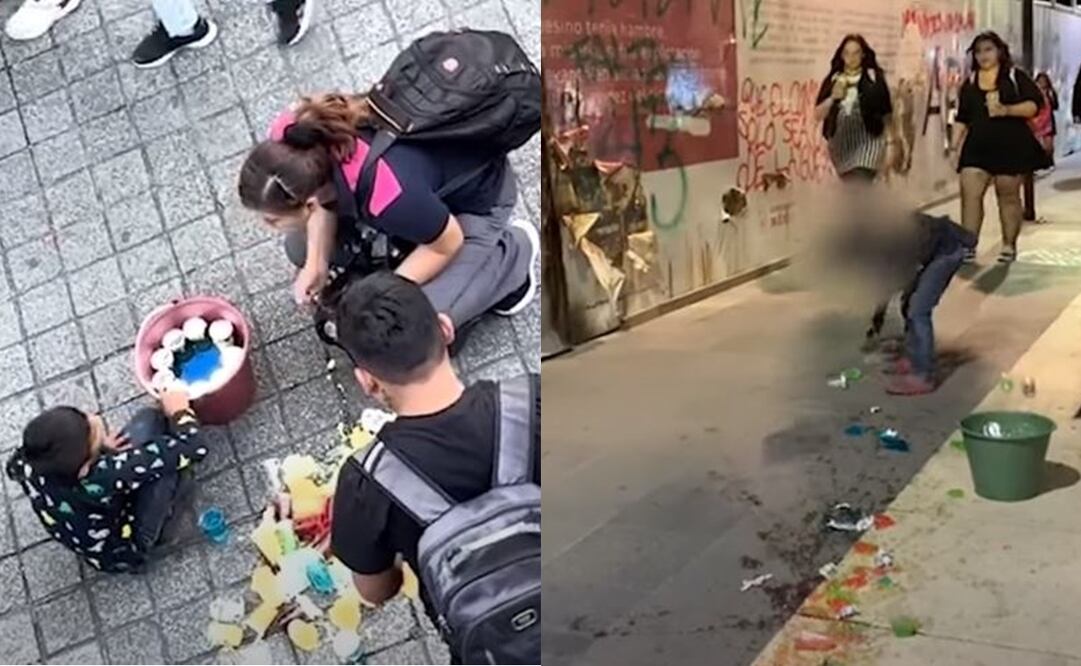 Niño de las gelatinas se quiso “pasar de vivo”; jugada le salió mal. Foto: Captura de video