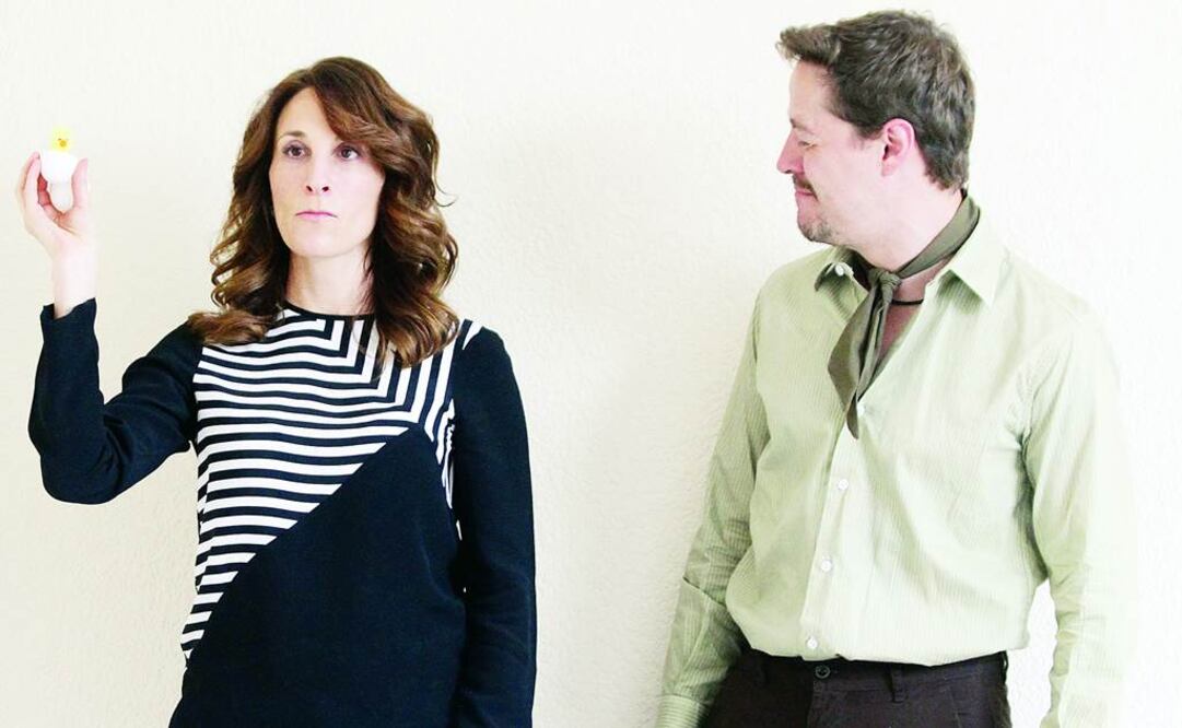 Mónica Huarte se sacará huevos de la boca sobre el escenario. CARLOS MEJÍA. EL UNIVERSAL