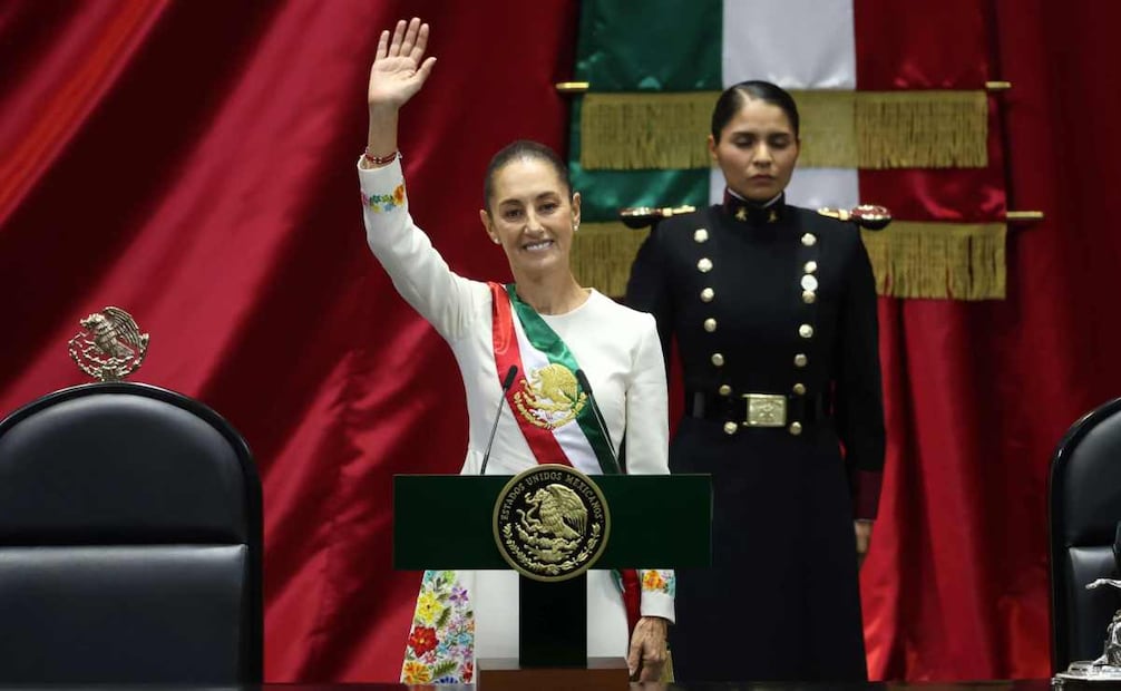Toma de protesta de Claudia Sheinbaum como Presidenta. Foto: Diego Simón / EL UNIVERSAL