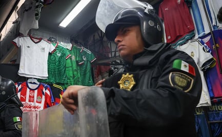 Mundial 2026: decomisan mercancía pirata en operativo realizado en Centro capitalino; no reportan detenidos