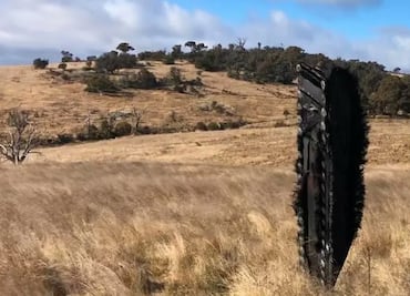 Hallan restos de una cápsula de SpaceX en granja de Australia