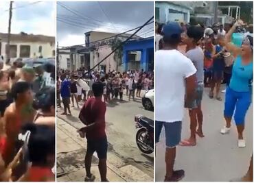 “¡Queremos luz!”: cubanos protestan por falta de energía eléctrica tras paso del huracán "Ian"