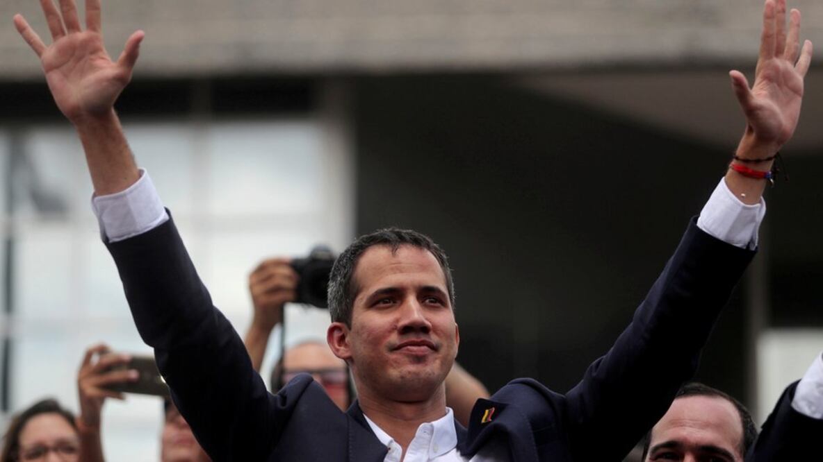 Actualmente, Juan Guaidó goza de un índice de popularidad de 75%. Foto: Reuters