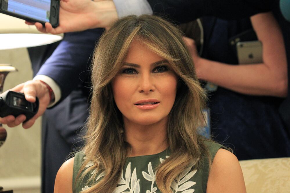 La primera dama de EU, Melania Trump (Foto: AFP)