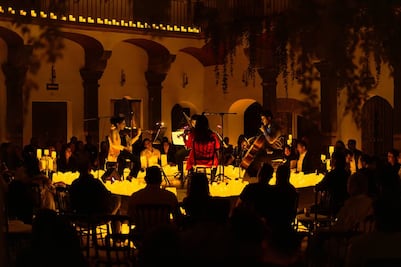 Concierto de El Señor de los Anillos en una capilla gótica