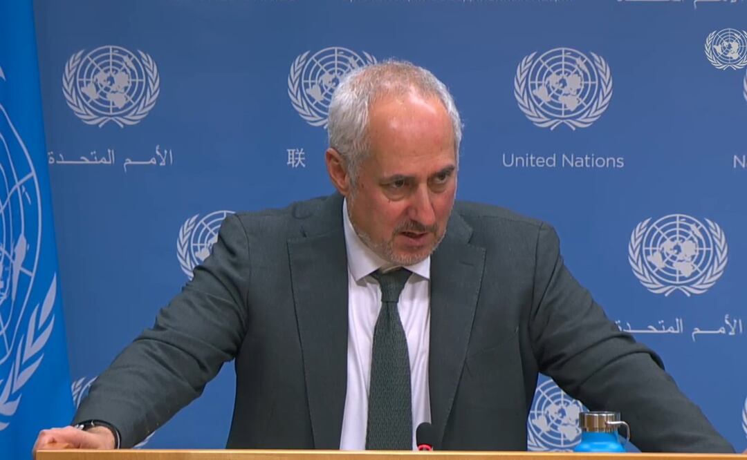 El portavoz de la Secretaría General, Stéphane Dujarric. Foto: @umpirezee