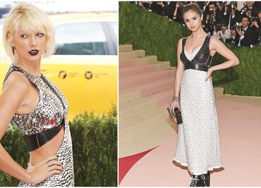 Taylor y Selena se lucen en Gala del Met