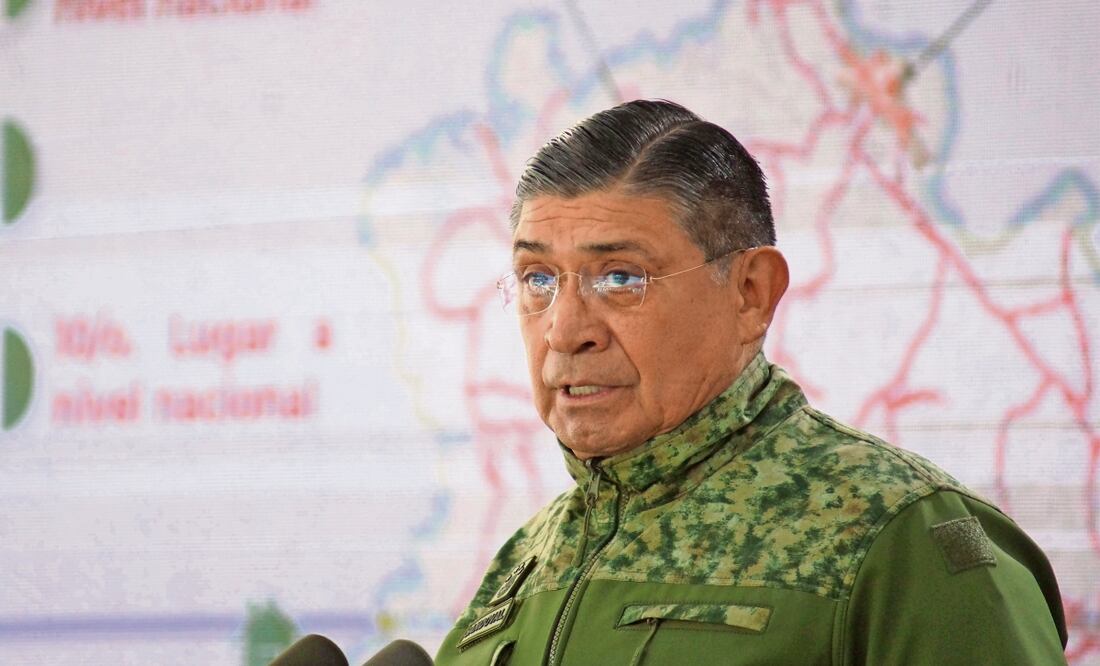 El general Luis Cresencio Sandoval dijo que Néstor Isidro Pérez Salas fue responsable del Culiacanazo en 2019. Foto: Edwin Henández | El Universal