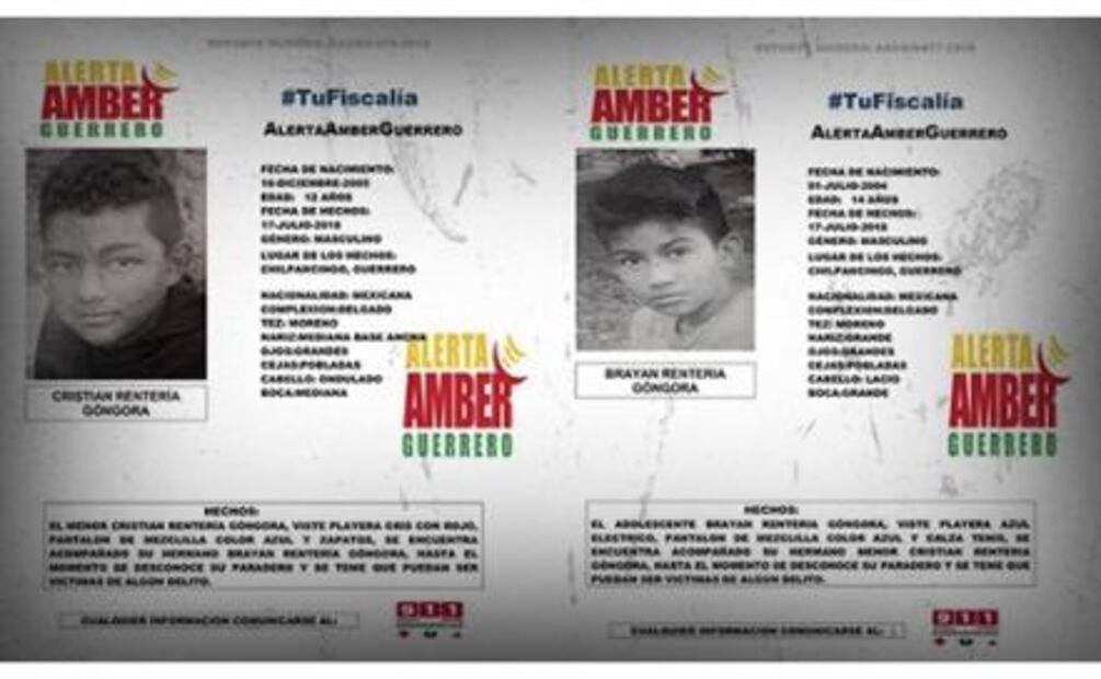 Buscan a hermanos desaparecidos en Chilpancingo, Guerrero