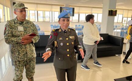 Designan a la primera mujer frente al Centro de Entrenamiento de Operaciones de Paz para "cascos azules"; "es un logro", afirman