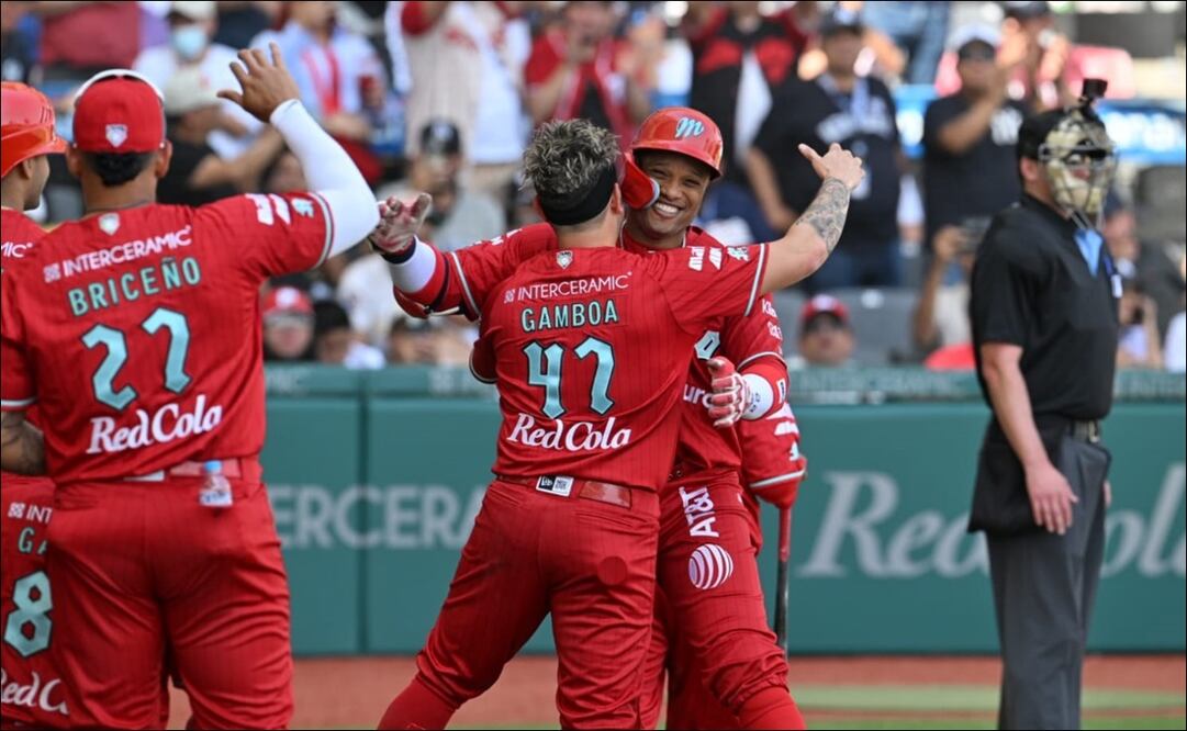 Diablos Rojos se impusieron a los Yankees con una destacada actuación del dominicano / FOTO: Diablos Rojos del México