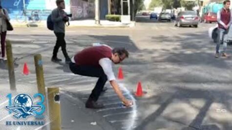 Diputado corrige señales en crucero donde atropellaron a joven en scooter