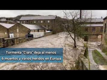 Tormenta "Ciara" deja al menos 6 muertos y varios heridos en Europa