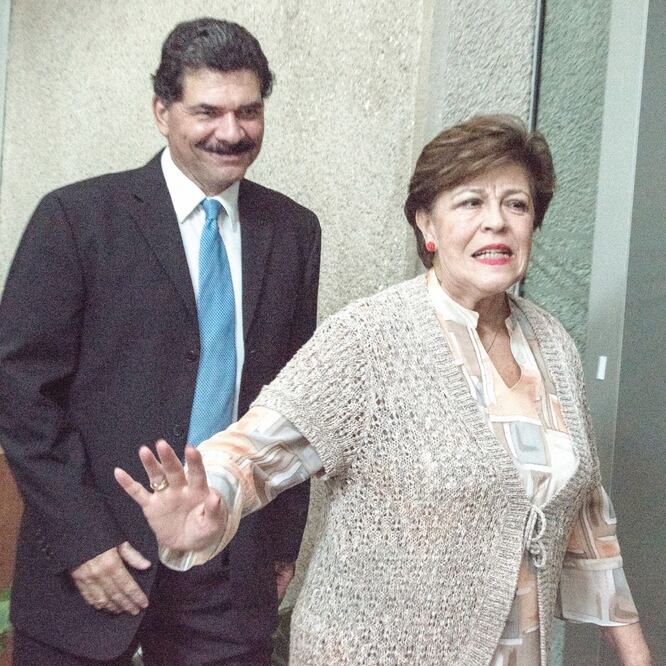 Cecilia Romero Castillo, presidenta de la Comisión Organizadora Nacional de la Elección del PAN, informó de los avances del proceso electoral interno de Acción Nacional. MARIO JASSO. CUARTOSCURO