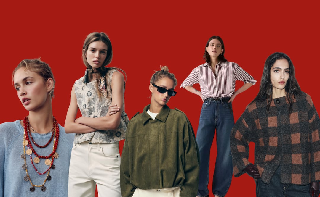 Las prendas que dominarán la próxima temporada confirman que vestir vuelve a ser una declaración, no solo una rutina. Foto: Zara y Levi's