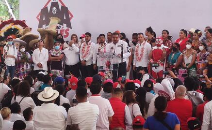 Elecciones 2022: Inicia Alejandro Avilés campaña rumbo a gubernatura de Oaxaca; promete “triplicar” salarios a maestros