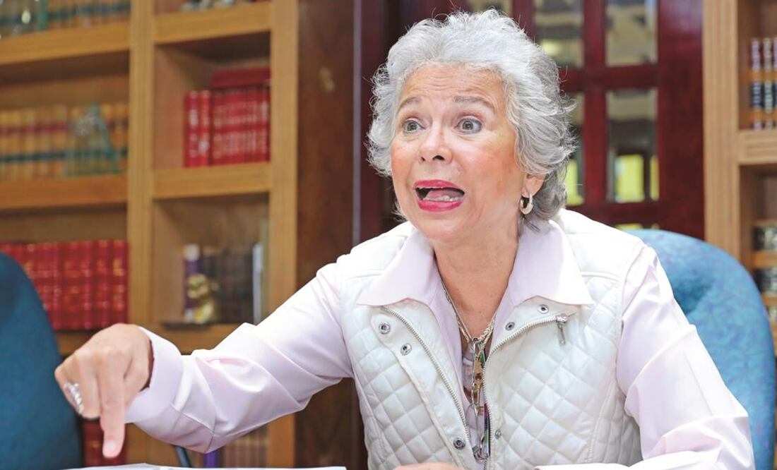 Olga Sánchez Cordero, en la imagen. Foto: Archivo EL UNIVERSAL