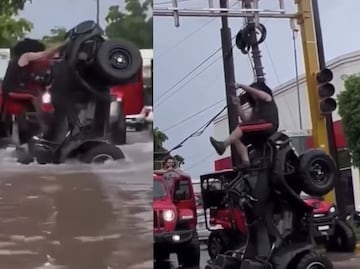 Quienes salgan a jugar a calles inundadas serán detenidos: anuncian en Sinaloa tras video viral