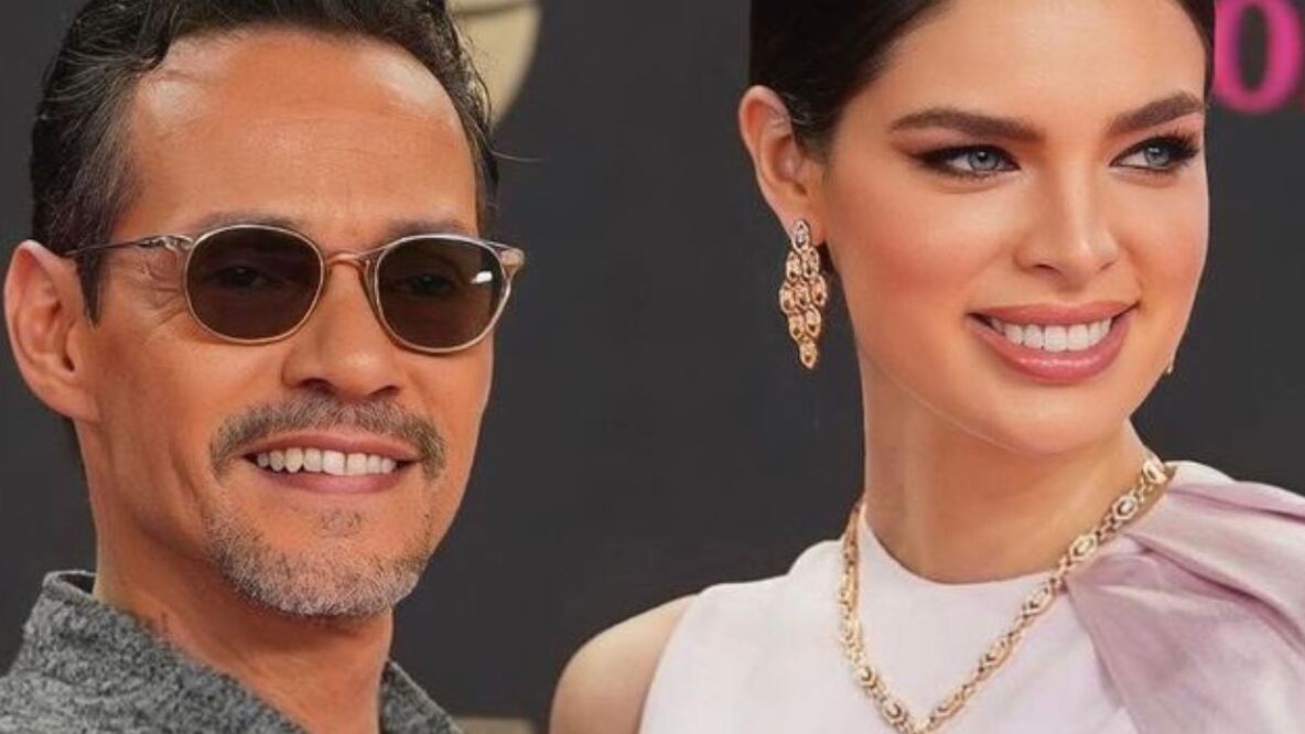 Marc Anthony y Nadia Ferreira. Foto: Instagram @nadiatferreira