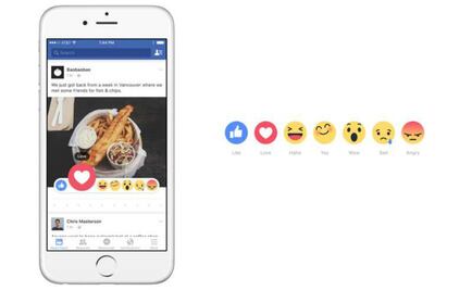 Facebook lanza "Reacciones" en todo el mundo