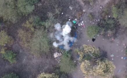 Se cumplen tres días de ataques con drones cargados de explosivos en Tepalcatepec