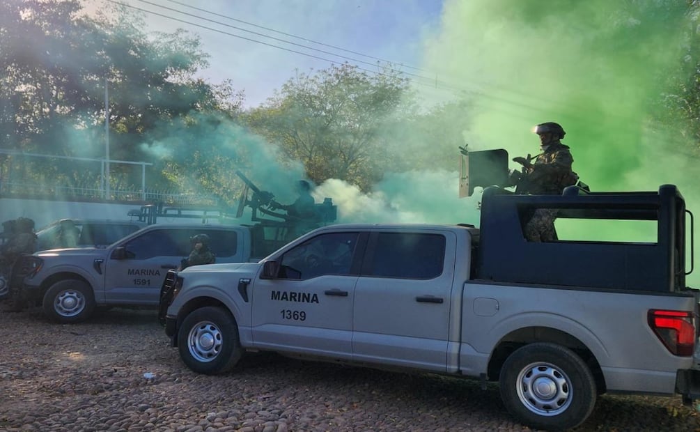 Operativo en finca ligada a “El Mayo” Zambada; fuerzas federales detienen a un hombre en Sinaloa. Foto: Especial