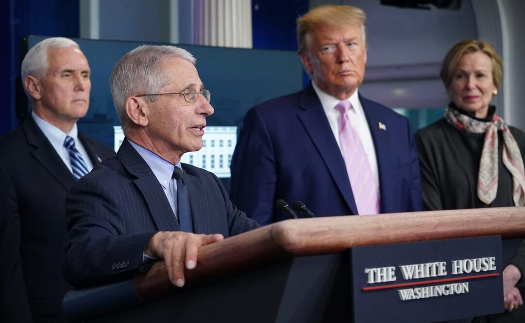 El doctor Anthony Fauci, director del Instituto Nacional de Alergias y Enfermedades Infecciosas. Foto: AFP