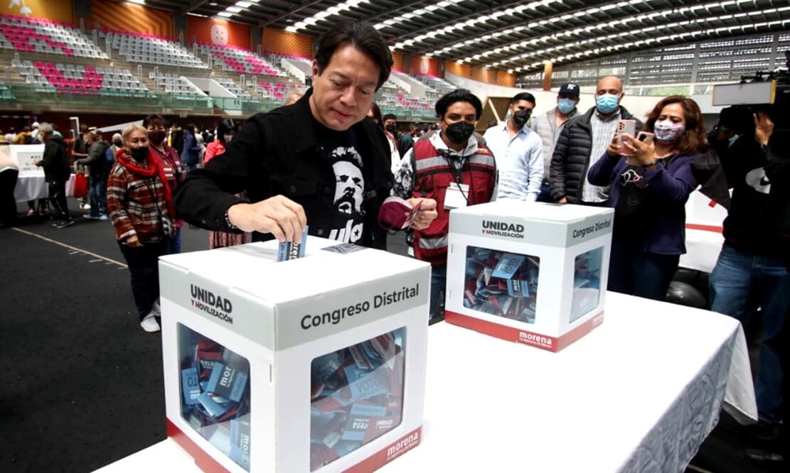 "No vamos a permitir las prácticas de otros partidos: el acarreo, la compra de votos, la simulación, eso no lo podemos permitir en Morena", dijo Delgado. Foto: Carlos Mejía
