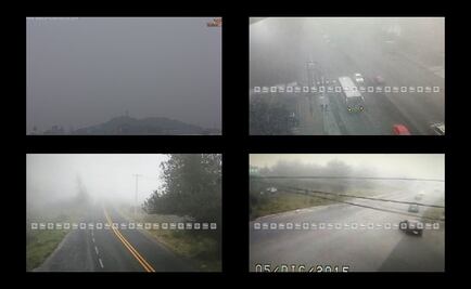 Neblina complica vialidad en el oriente y sur del DF