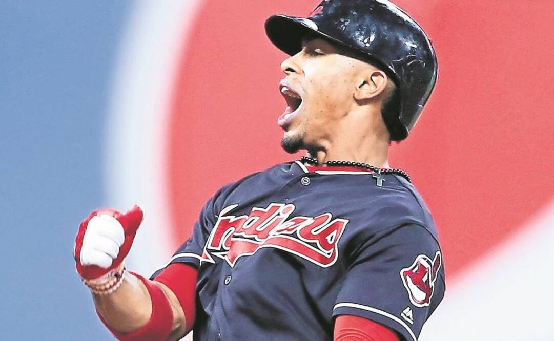 Francisco Lindor es el líder ofensivo de Cleveland (GETTY IMAGES)