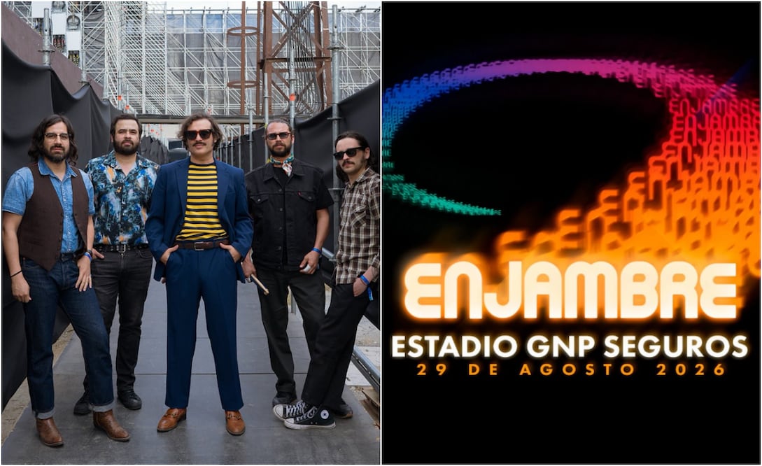 Enjambre se presentará en el Estadio GNP Seguros, en agosto próximo.
Fotos: Instagram, via @enjambremx
