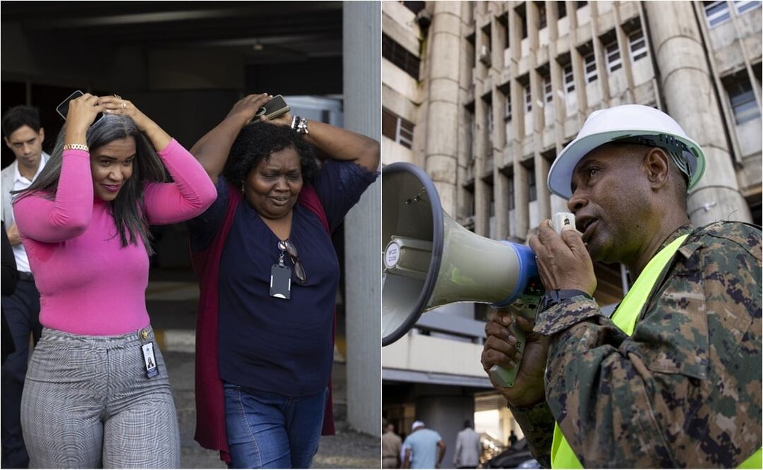 Sismo de 7,4 grados en República Dominicana. Foto: EFE / Orlando Barría 