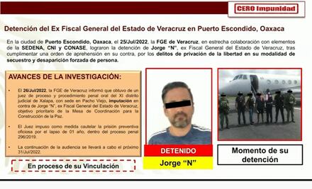 Exfiscal Jorge Winckler era objetivo prioritario para la mesa de seguridad de Veracruz: SSPC
