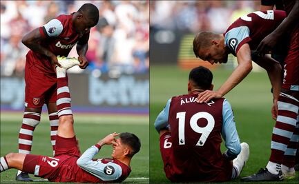 Edson Álvarez enciende las alarmas en el West Ham al salir de cambio por lesión muscular