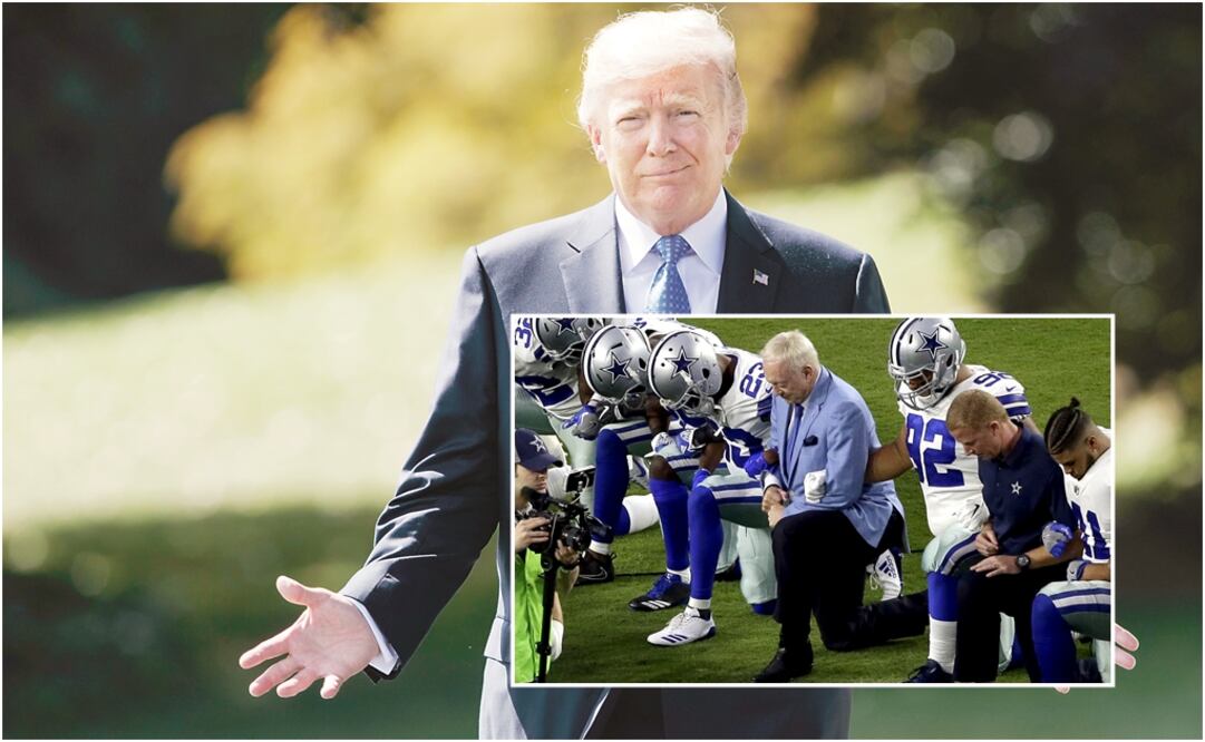 AP. Dallas Cowboys y Donald Trump