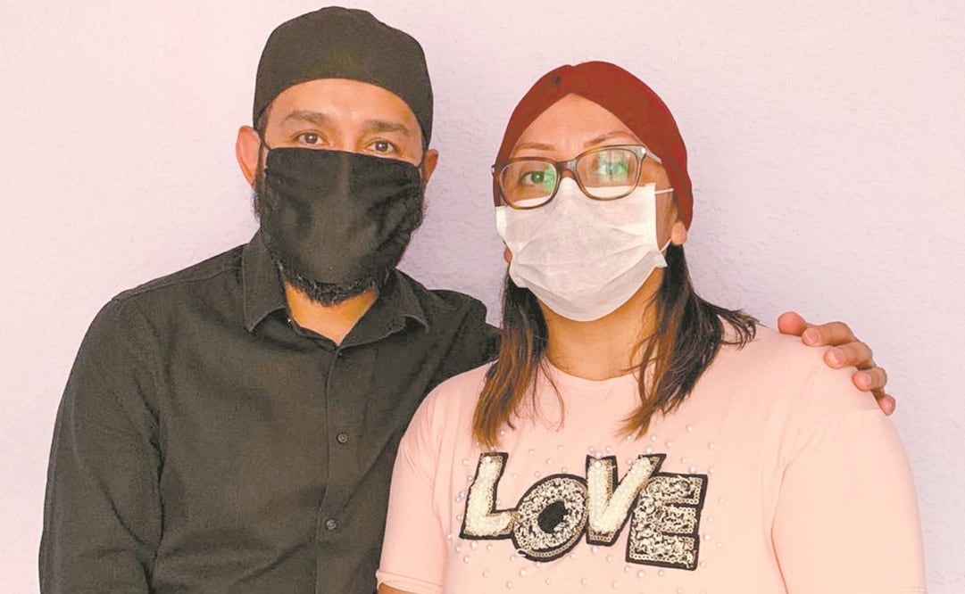 A Óscar, de 36 años, y a su esposa, de 38 años, los han apoyado amigos y familiares con comida, porque no han salido para evitar contagios. Foto: Especial