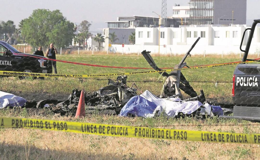  El pasado 17 de noviembre se desplomó el helicóptero en el municipio de Jesús María, que dejó un saldo de cinco muertos, entre ellos el funcionario estatal.