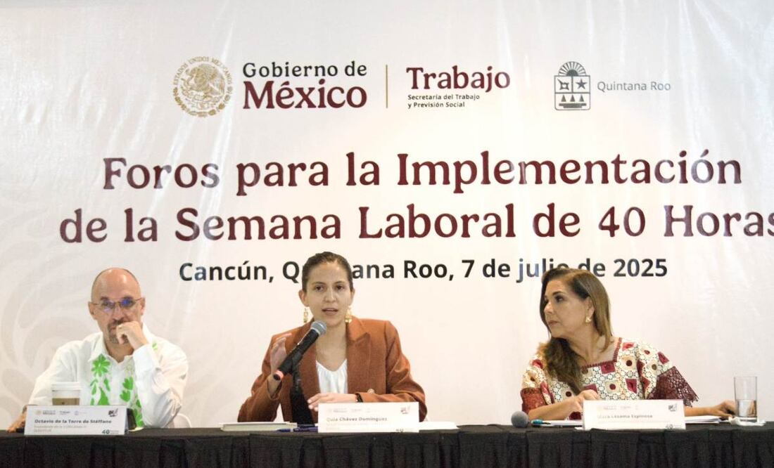 Foros para la Implementación de la Semana Laboral de 40 Horas. Foto: Especial